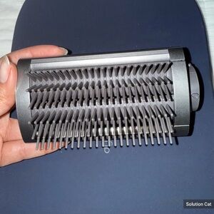 NWOB Dyson Airwrap Firm Smoothing Brush Attachment – Authentic - Gray & Black